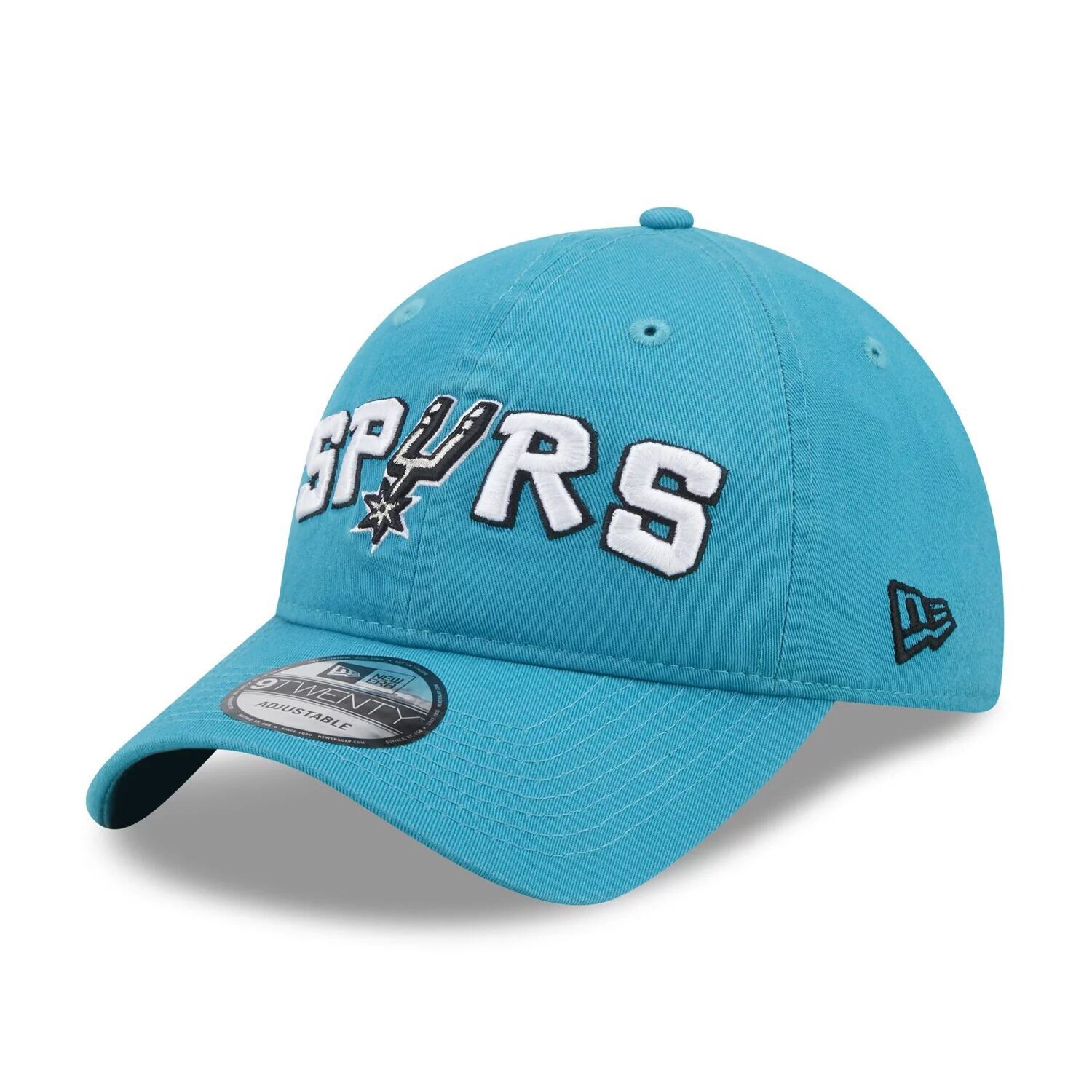

Мужская темно-бирюзовая кепка New Era San Antonio Spurs City Edition 2022/23, официальная регулируемая кепка 9TWENTY