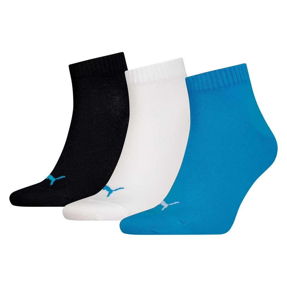 

Носки Puma Plain Quarter short 3 шт, разноцветный