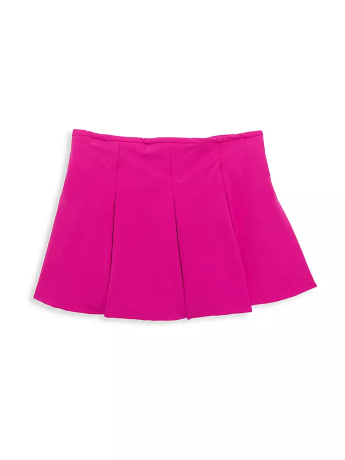Теннисная юбка стрейч для девочек Flowers By Zoe, цвет pink poly цена и фото