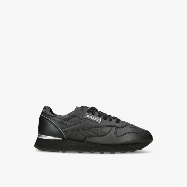 

Кожаные низкие кеды Mallet x Reebok с фирменной нашивкой Mallet, черный