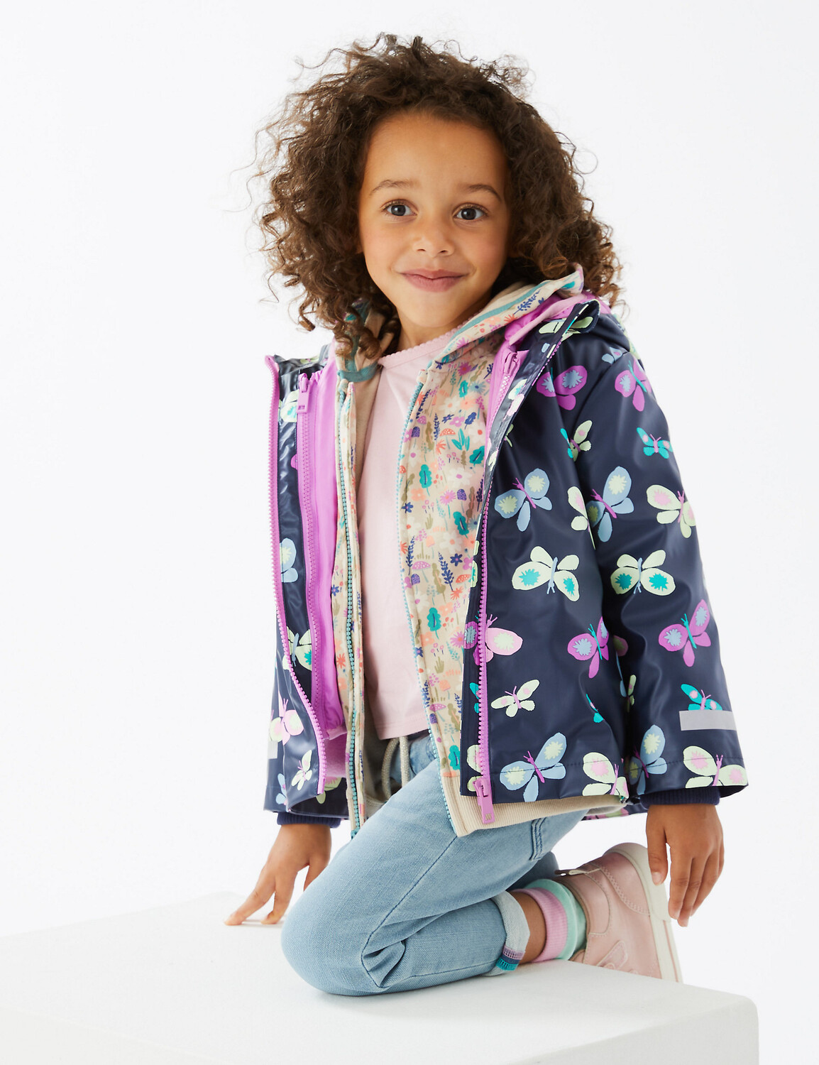 

Рыбацкое пальто 3-в-1 Stormwear Butterfly (2–7 лет) Marks & Spencer