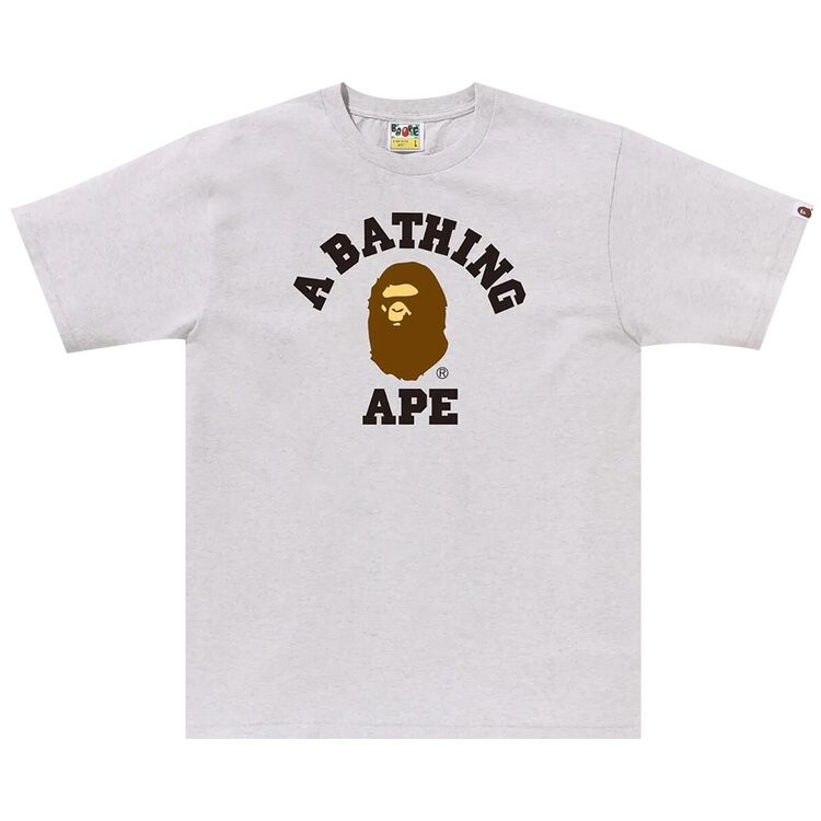 

Футболка BAPE College Tee, серый