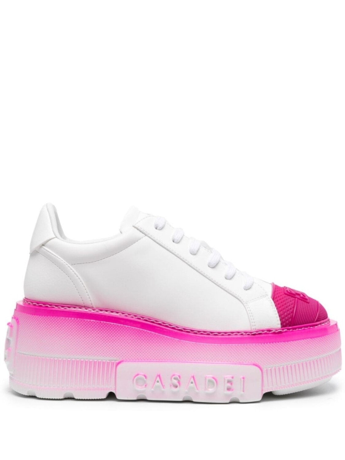 

Кроссовки Casadei Nexus Platform, белый/розовый