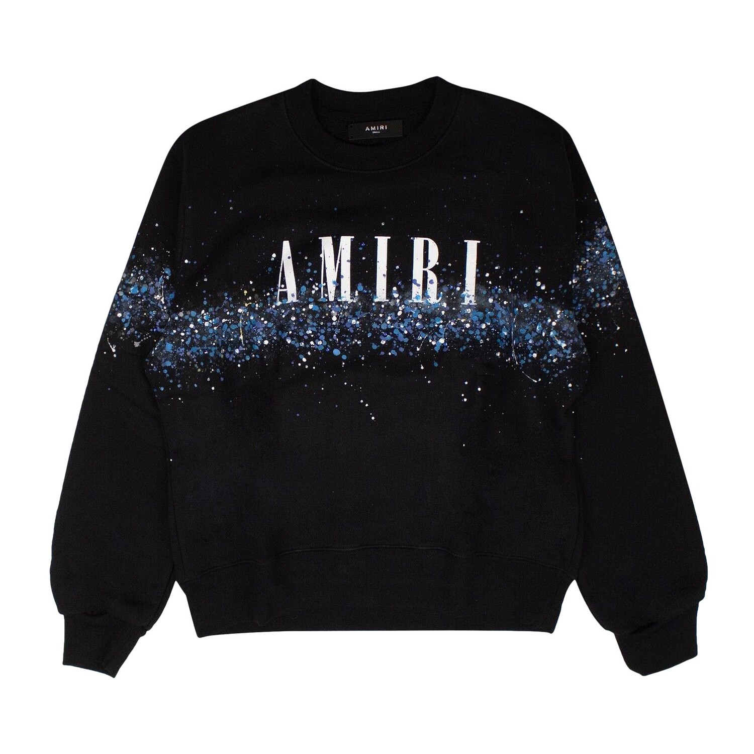 

Круглый вырез Amiri Core Crystal Painter, черный
