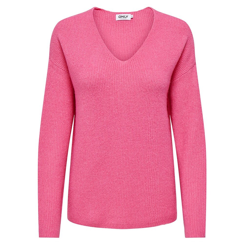 

Свитер Only Camilla V-Neck Knit, розовый