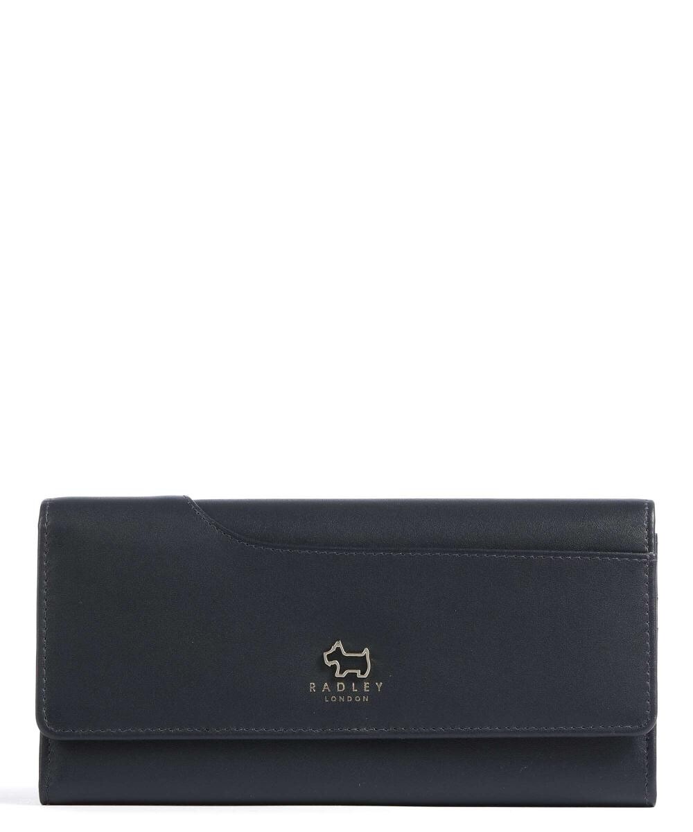 

Кошелек с карманами из мелкозернистой яловой кожи. Radley London, синий