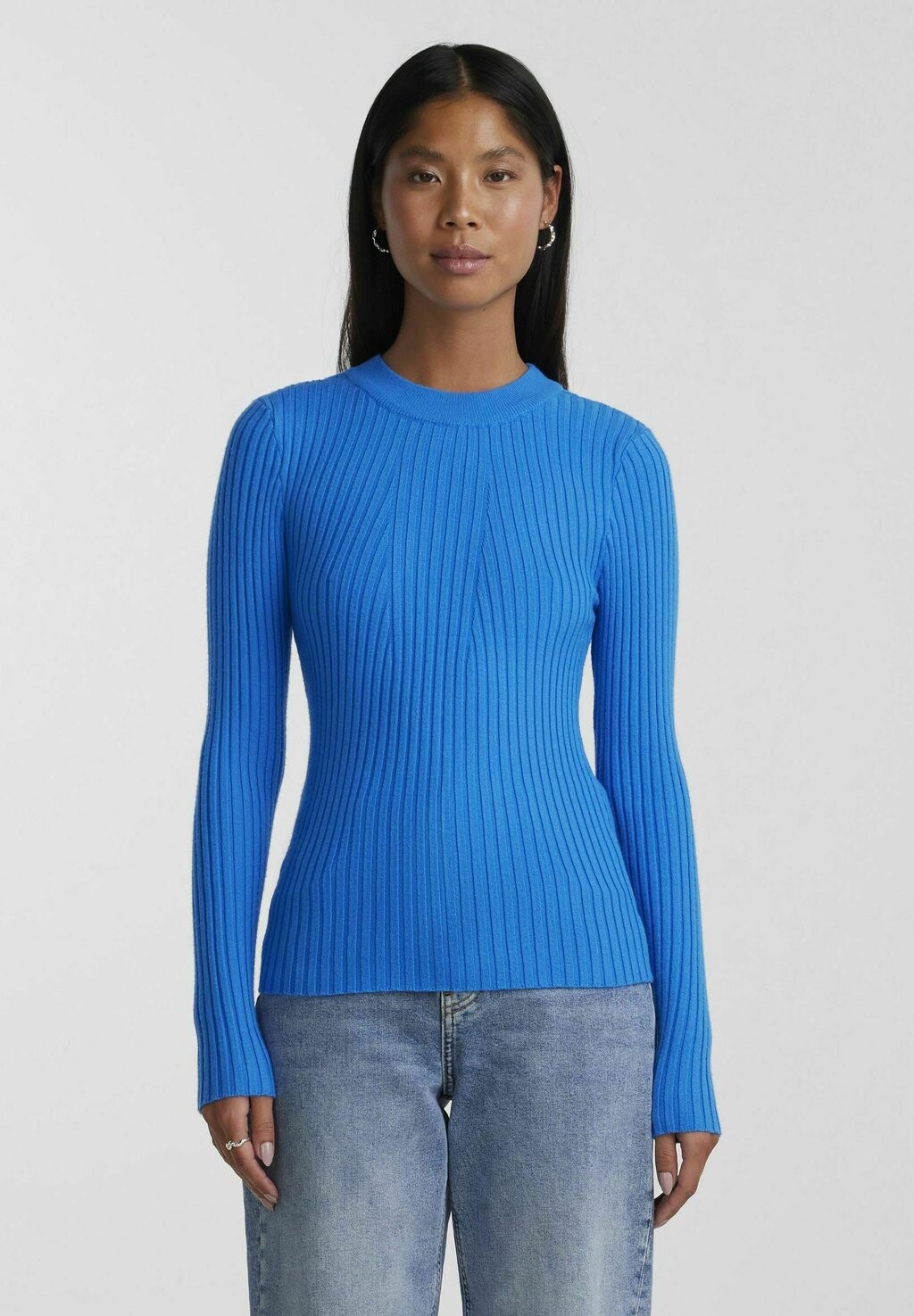 

Свитшот Pieces CRISTA LS O-NECK NOOS BC, цвет french blue