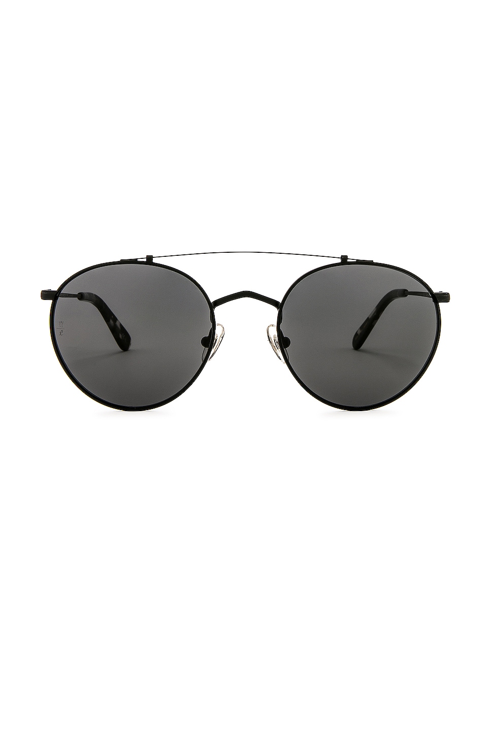 Солнцезащитные очки Wonderland Indio, цвет Matte Black Metal & Dark Black цена и фото
