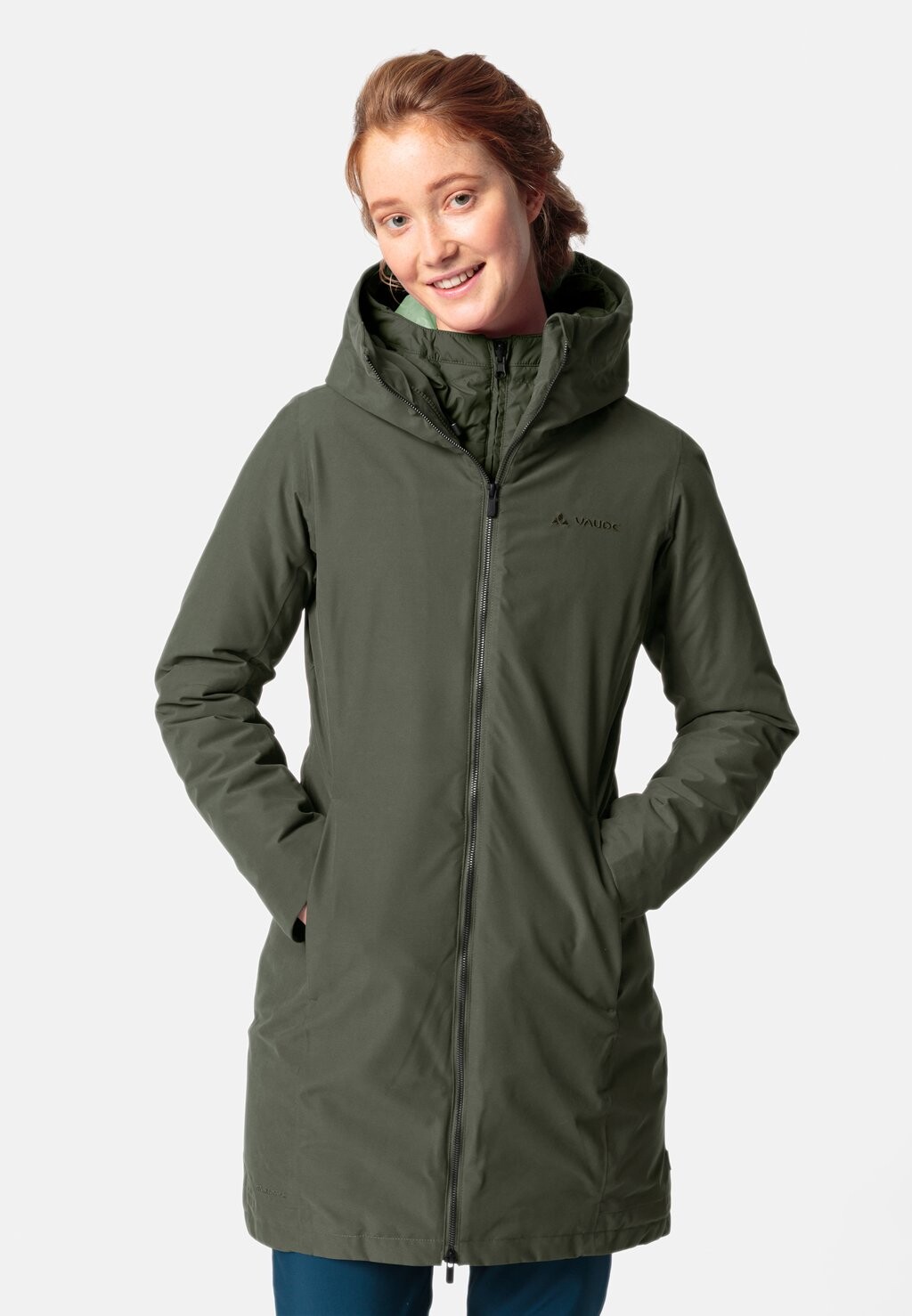 

Пуховик 3IN1 ANNECY III Vaude, цвет khaki