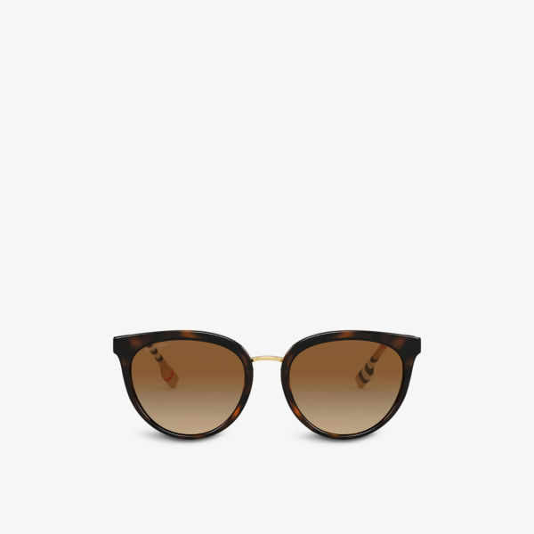 Солнцезащитные очки BE4316 в оправе фантос Burberry, коричневый