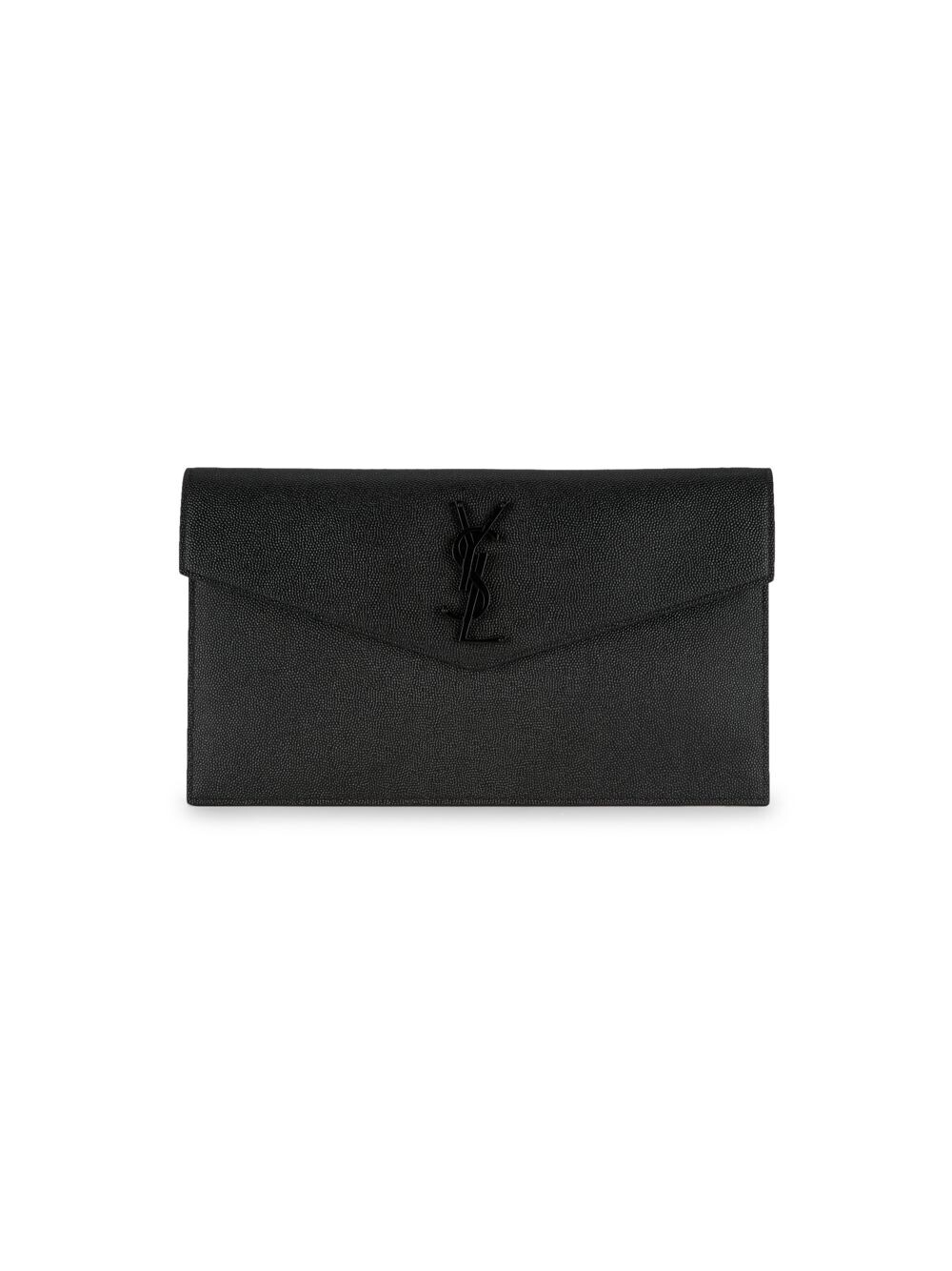 

Средний кожаный клатч Uptown Saint Laurent