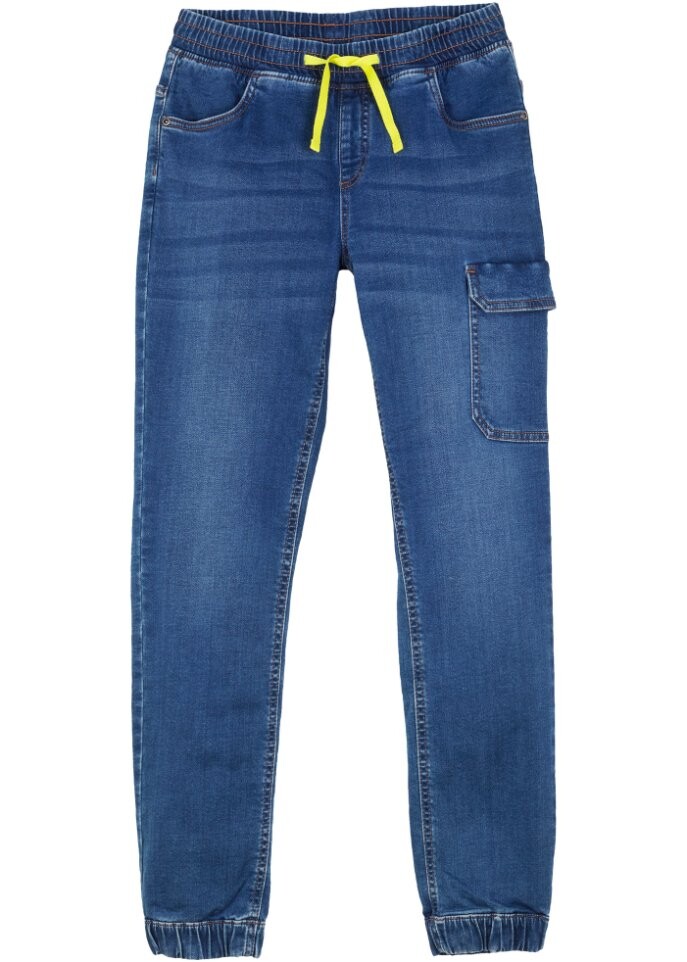 

Узкие спортивные джинсы карго для мальчиков John Baner Jeanswear, синий
