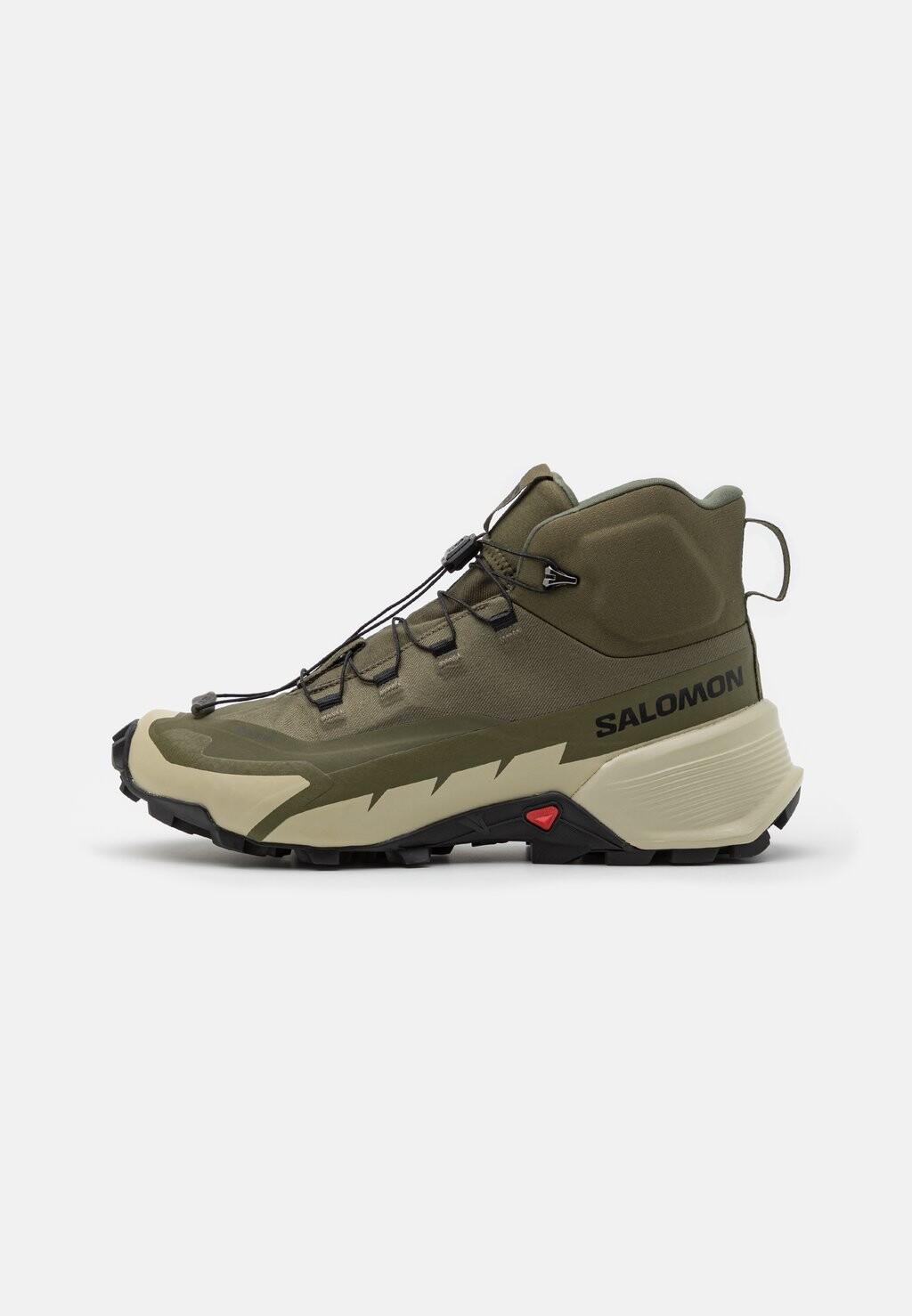 

Кроссовки Cross Hike Mid Gtx 2 Salomon, цвет olive night/moss gray/black