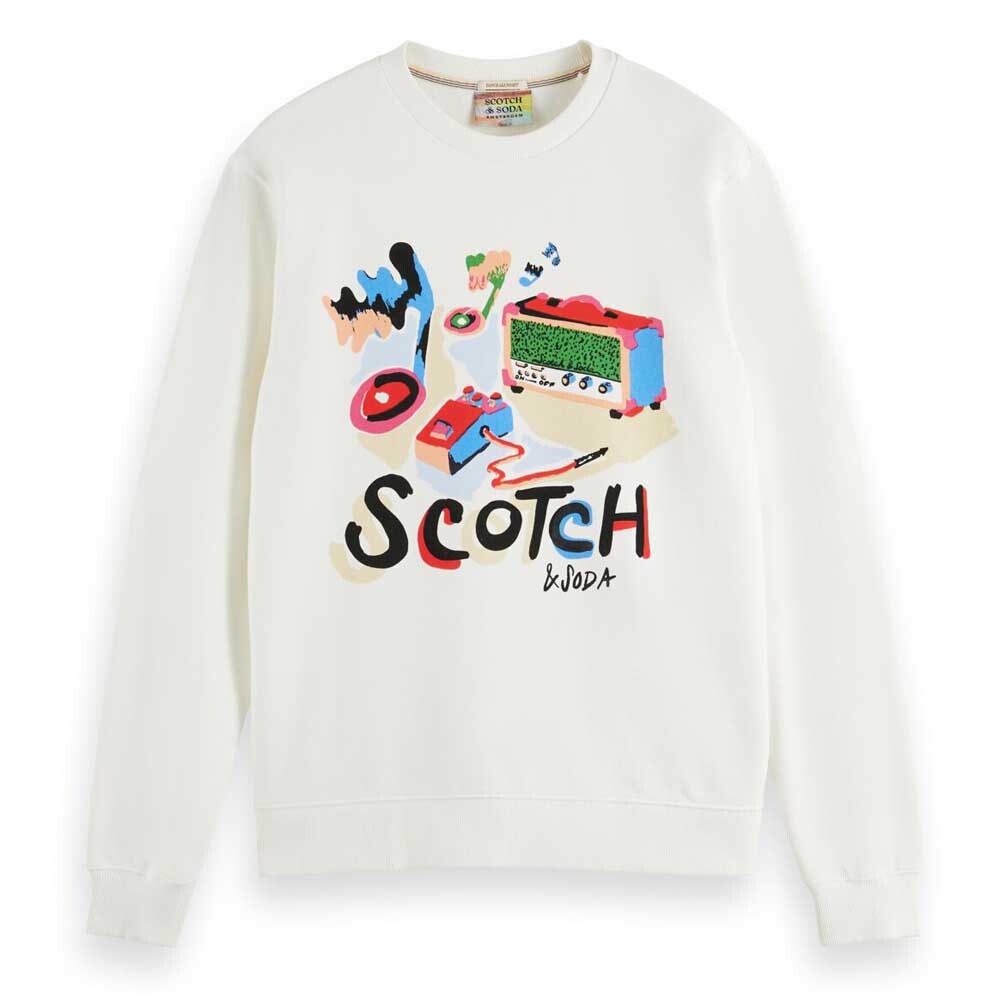 

Толстовка Scotch & Soda Colourful Logo, белый