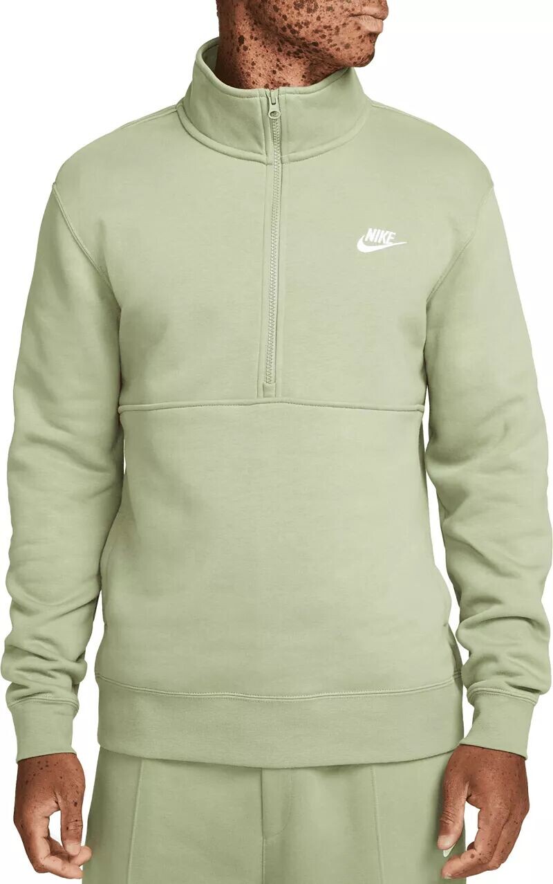 

Мужской пуловер с молнией 1/2 с начесом сзади Nike Sportswear Club
