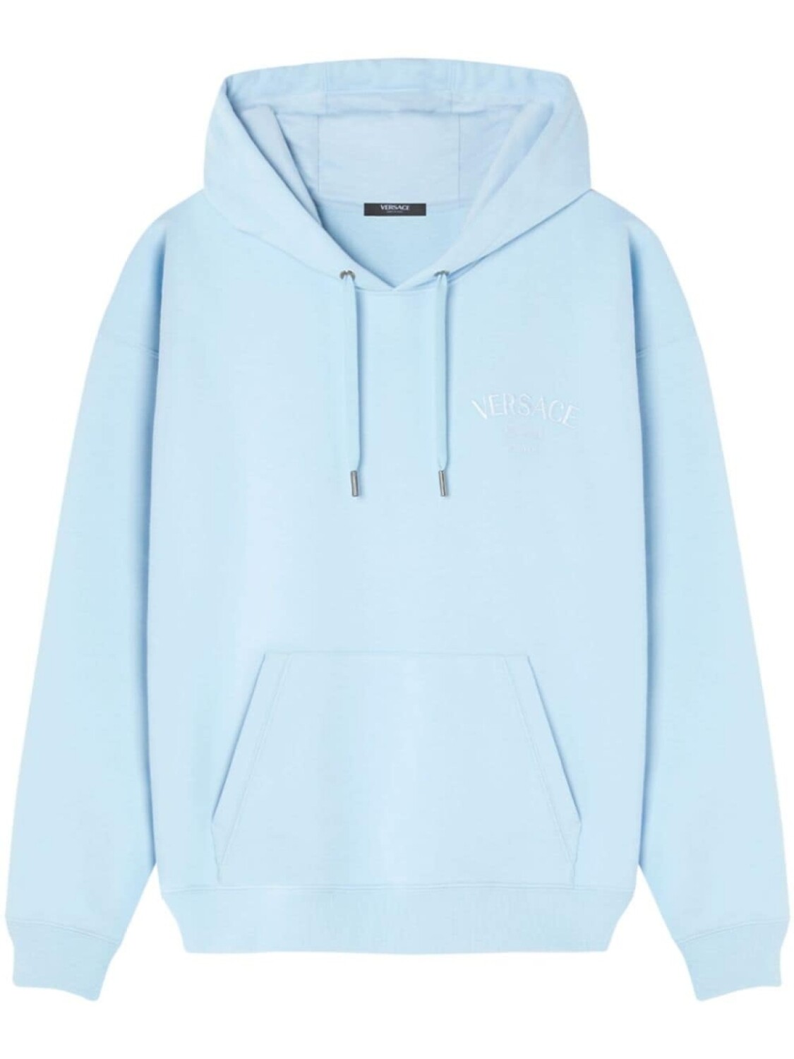 

Versace худи с вышитым логотипом, синий
