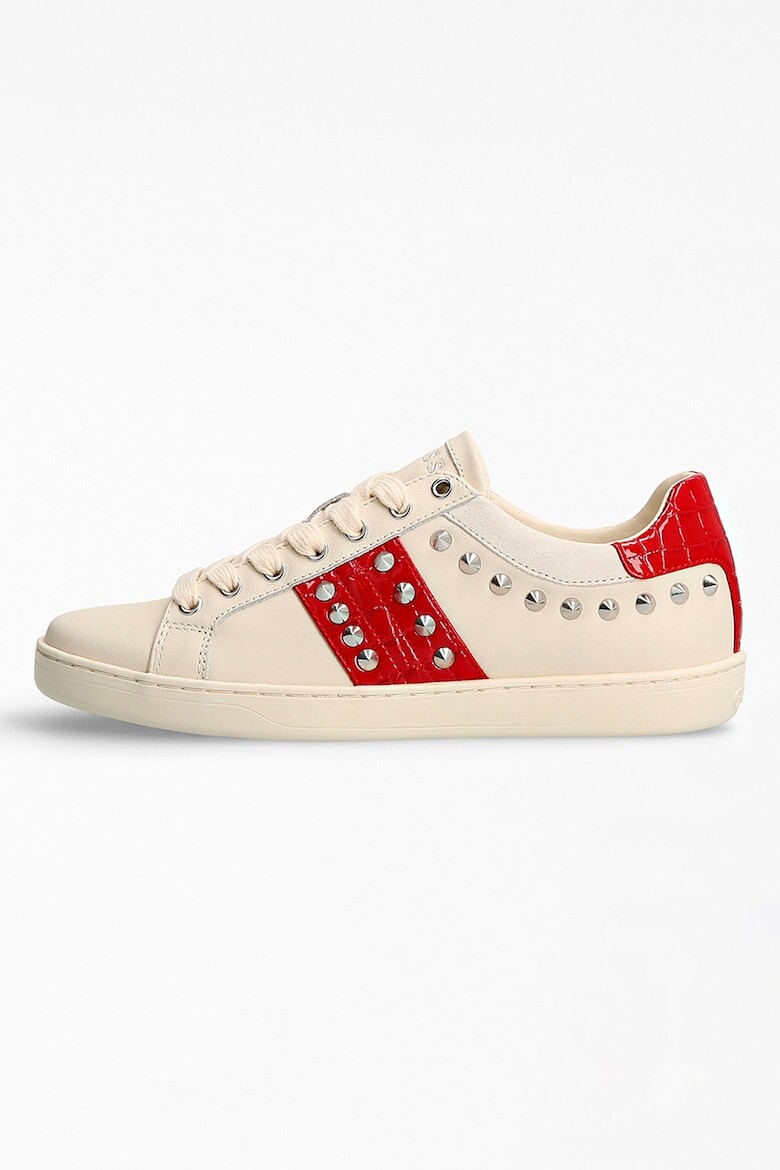 

Туфли из экокожи с люверсами Guess, красный