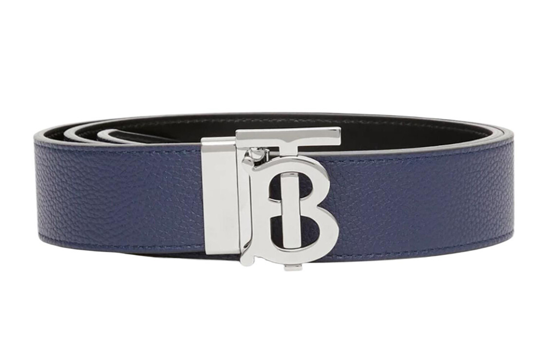 

Ремень мужской кожаный Burberry, синий