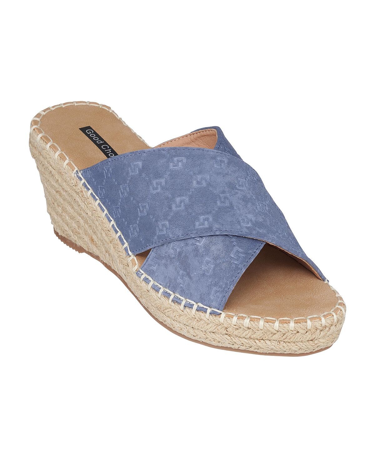 

Женские босоножки Darline Espadrille на танкетке GC Shoes, синий