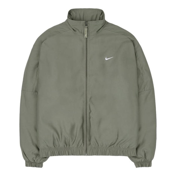 

Куртка Nike NRG Satin Bomber Jacket 'Army', цвет army/kumquat/white