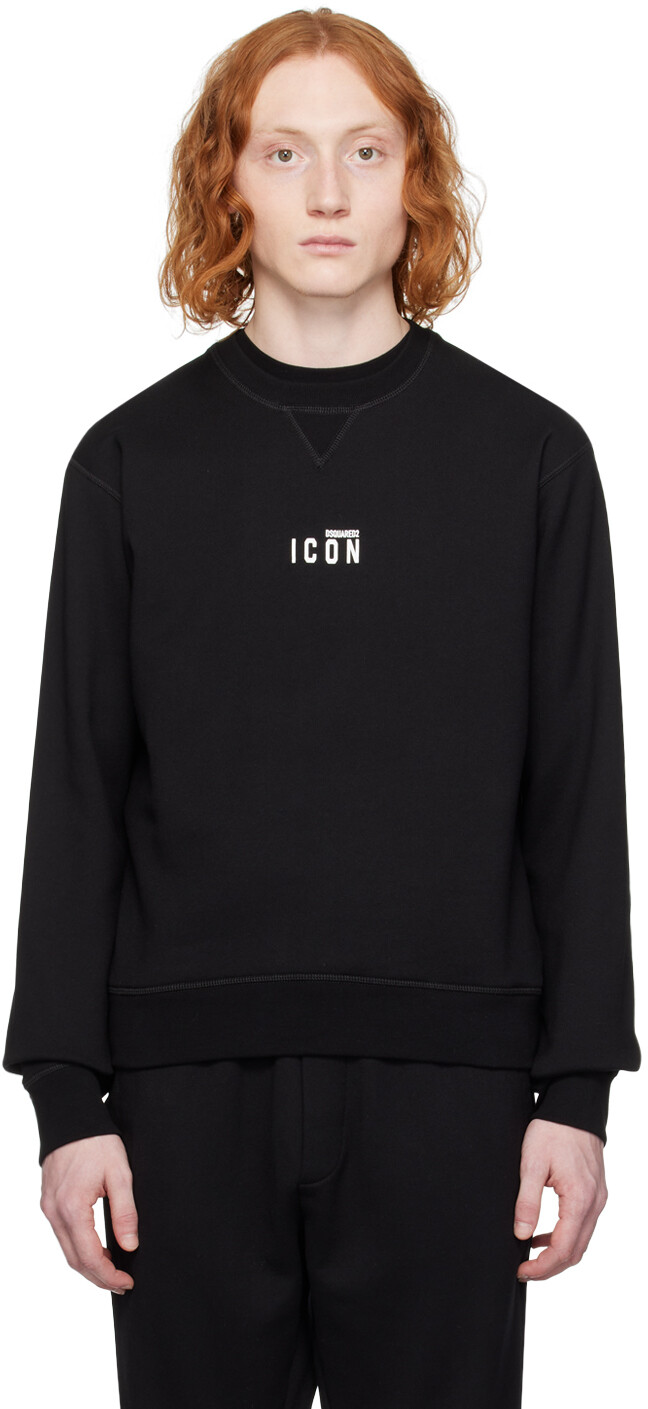 

Черный мини-свитшот Icon Dsquared2