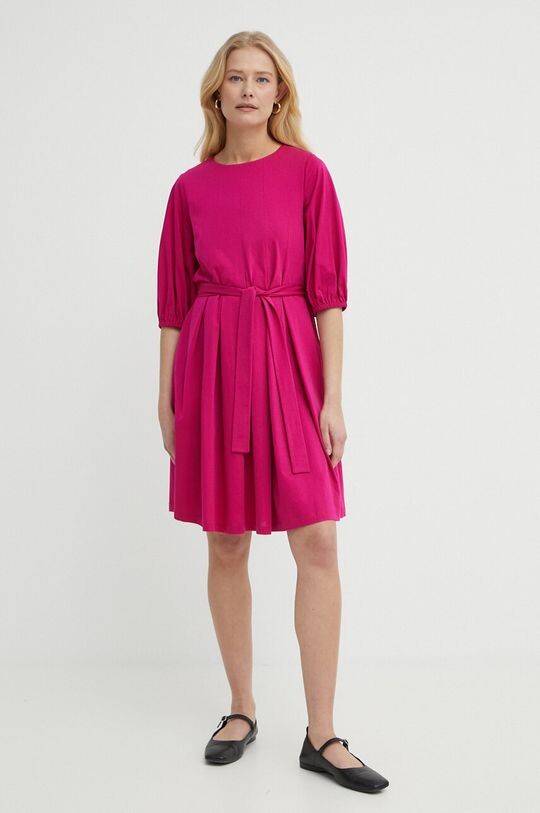

Хлопковое платье Weekend Max Mara, роза