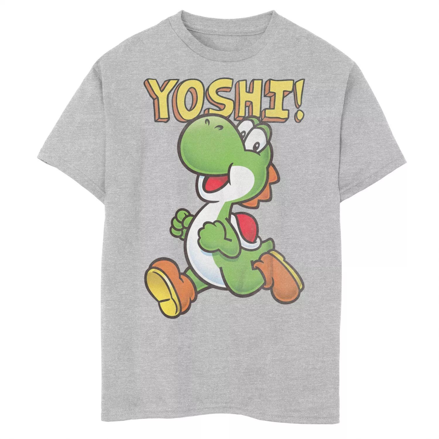 

Футболка с рисунком Nintendo It Yoshi Running Рисунок для мальчиков 8–20 лет Licensed Character