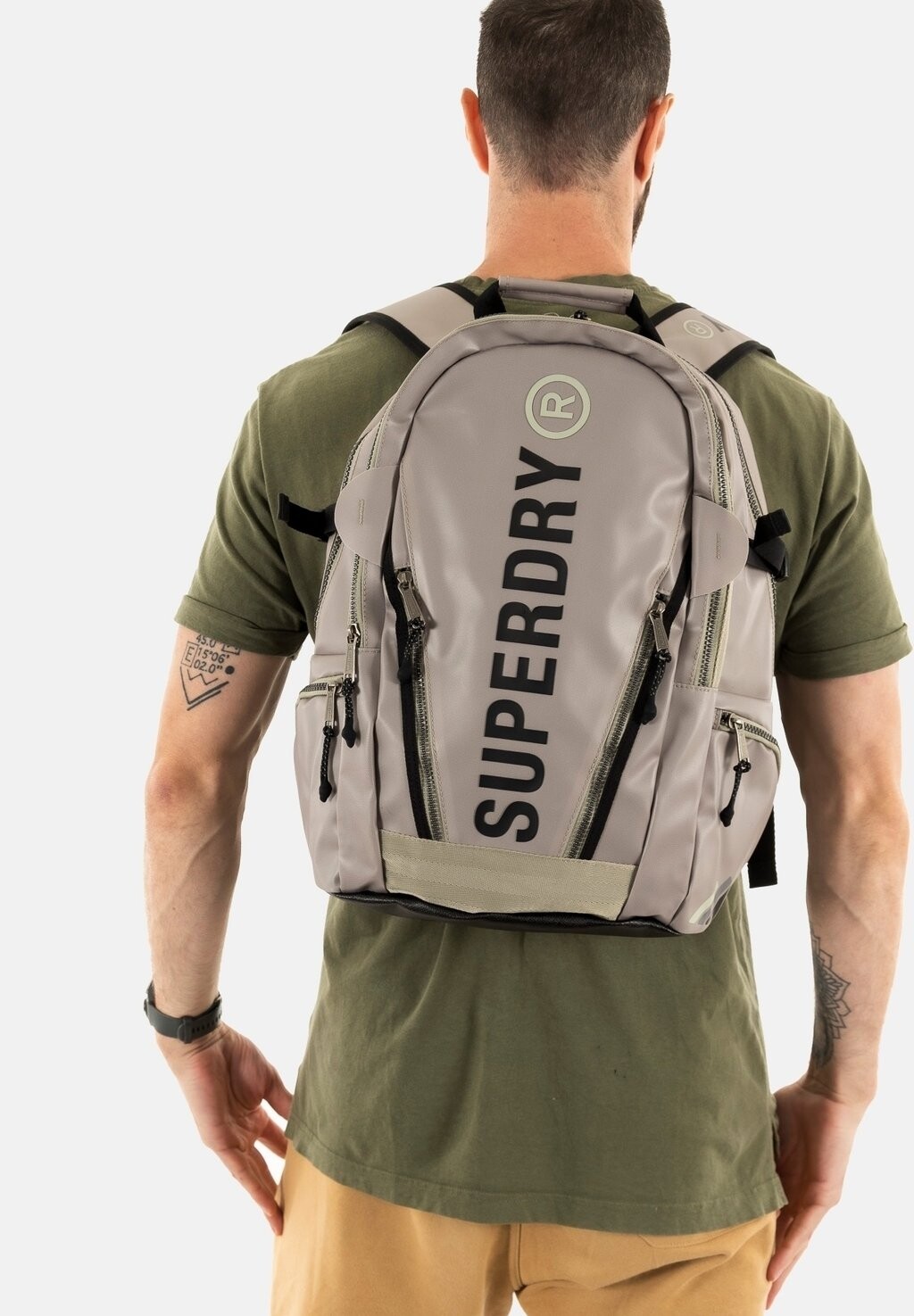 

Рюкзак Superdry, бежевый
