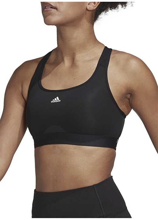 

Черный спортивный бюстгальтер Adidas