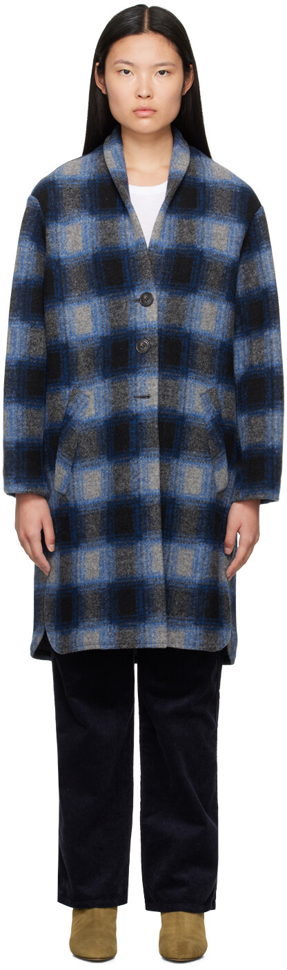 

Темно-синее пальто Gabriel Isabel Marant Etoile, Синий, Темно-синее пальто Gabriel Isabel Marant Etoile