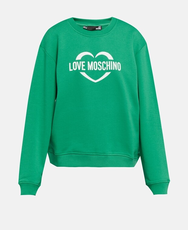 

Толстовка Love Moschino, зеленый