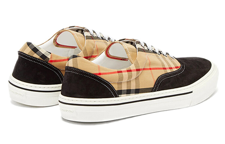 

Кроссовки BURBERRY в клетку хаки