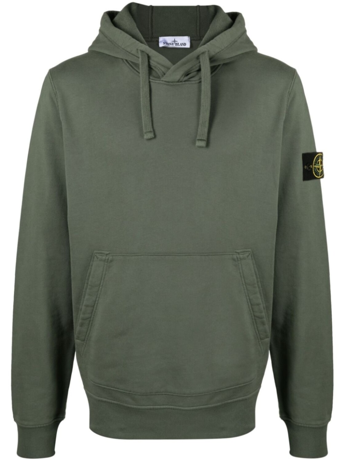

Stone Island худи с нашивкой Compass, зеленый