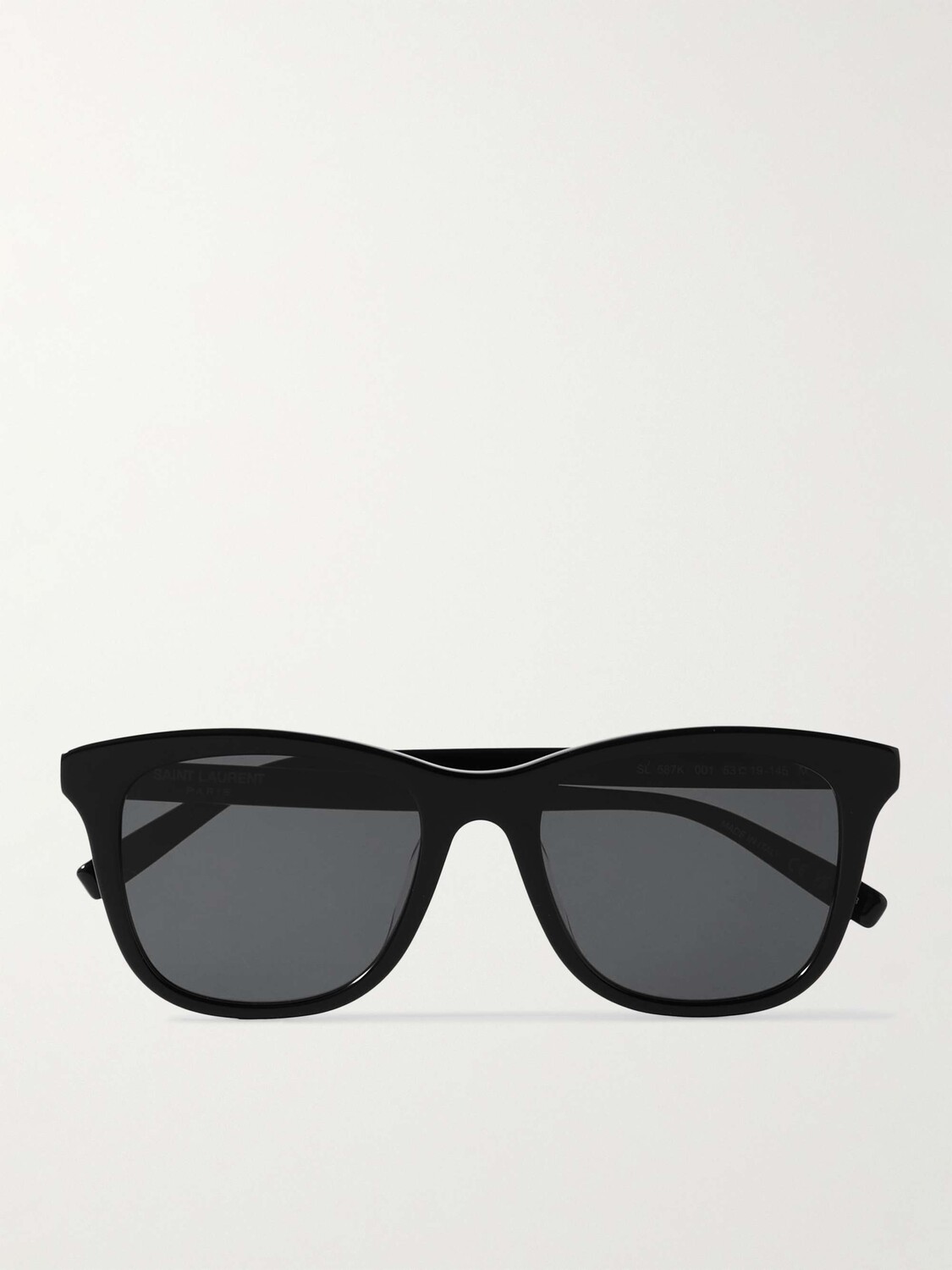 

Солнцезащитные очки в D-образной оправе из ацетата SAINT LAURENT EYEWEAR, черный