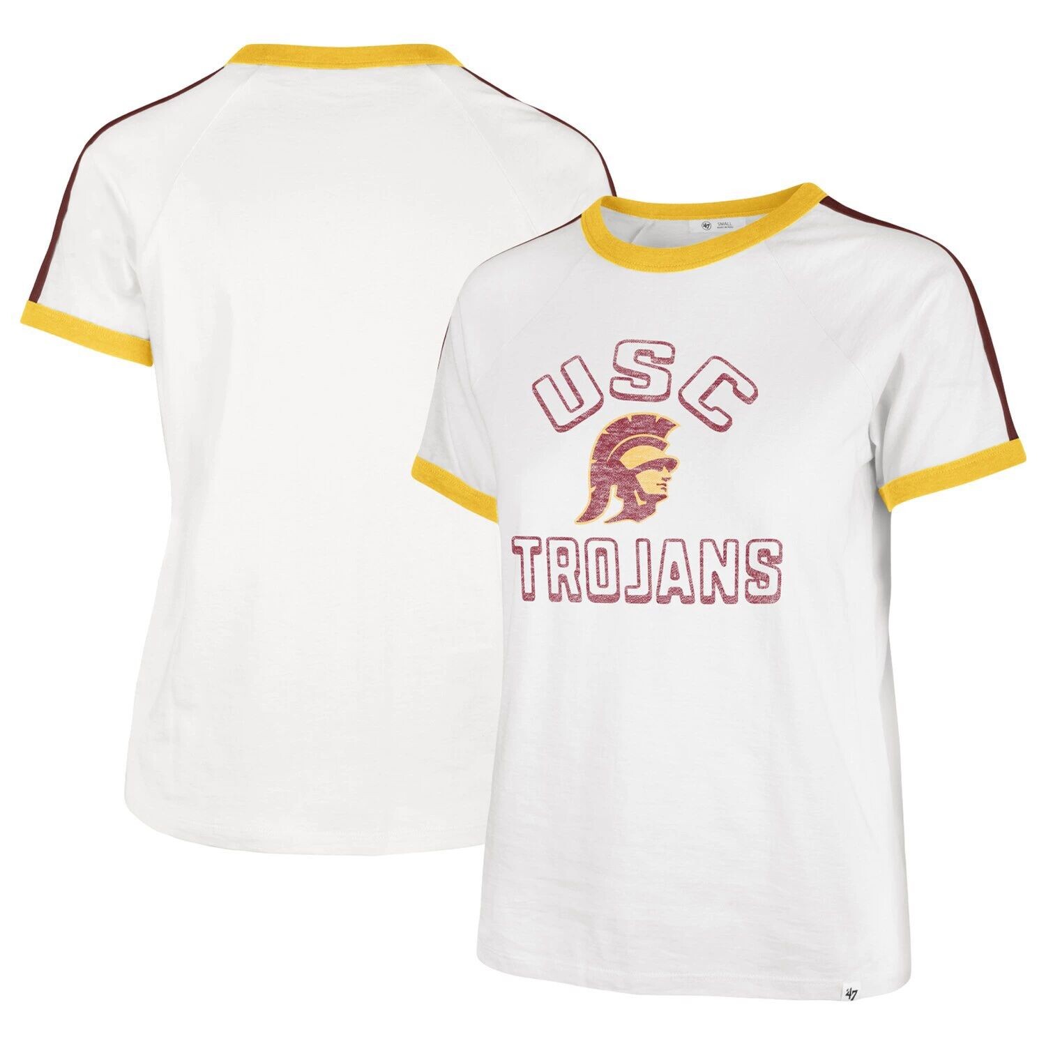 

Женская белая футболка USC Trojans Sweet Heat Peyton реглан '47, Белый