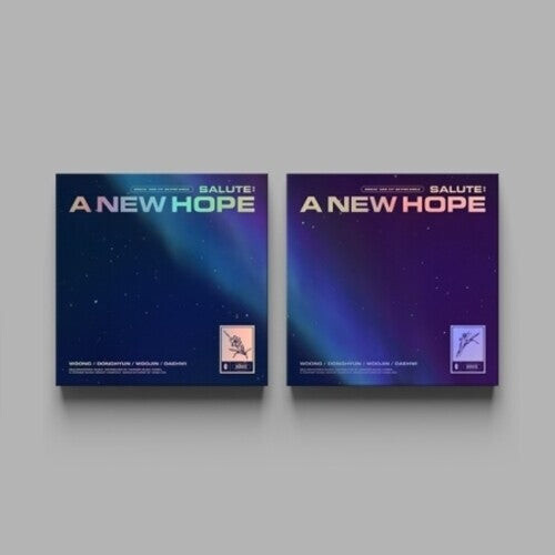 

CD диск AB6IX: Salute: A New Hope (Random Cover) (incl. 80pg Photobook, Photocard, Unit Photocard, Postcard, Envelope w/New Hope Card + 24pg Salute Behind Book)