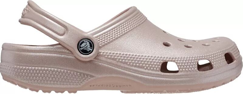 

Классические блестящие сабо Crocs, розовый