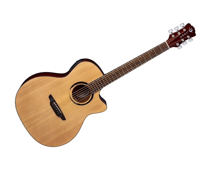 цена Акустическая гитара Luna WABIEGC WABI SABI Grand Concert Solid Top Acoustic/Electric Guitar