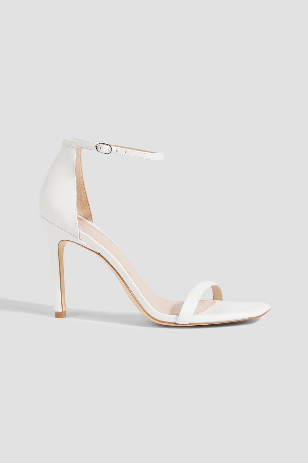 

Кожаные сандалии Amelina 95 Stuart Weitzman, белый