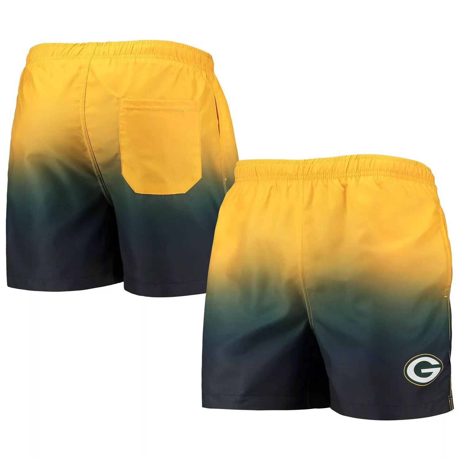 

Мужские шорты для плавания Green Bay Packers золотистого/зеленого цвета FOCO