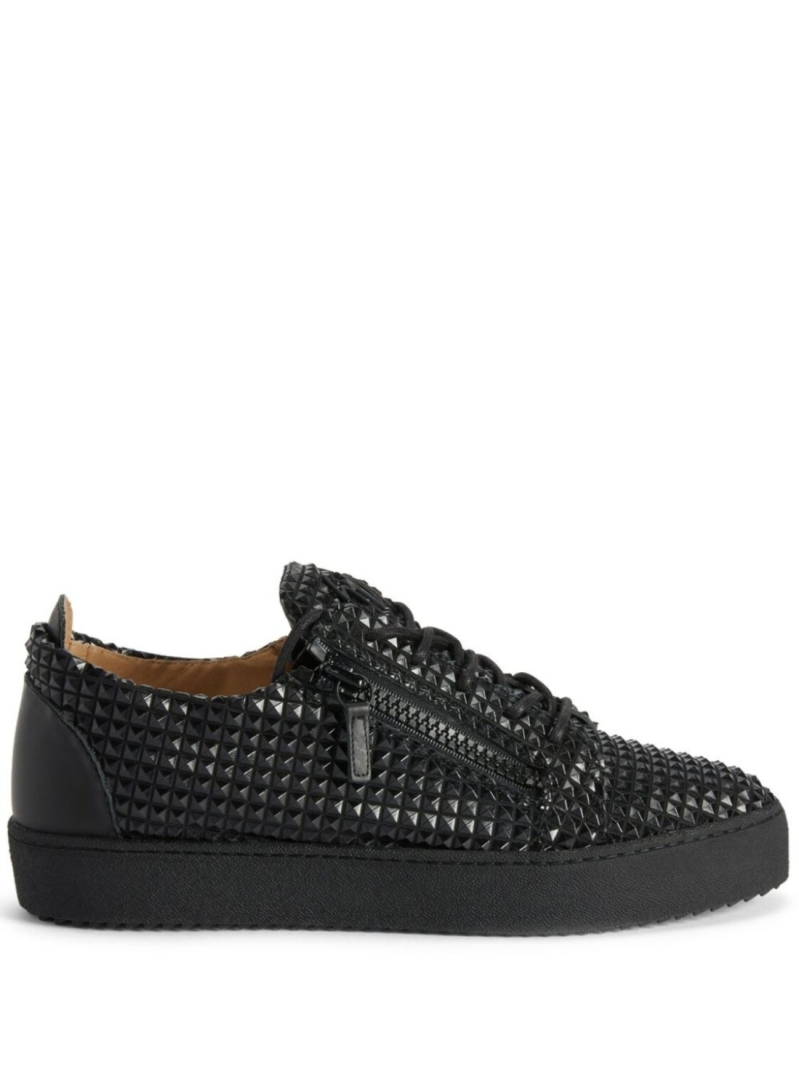 

Giuseppe Zanotti кроссовки The New Manhattan с заклепками, черный, Серый