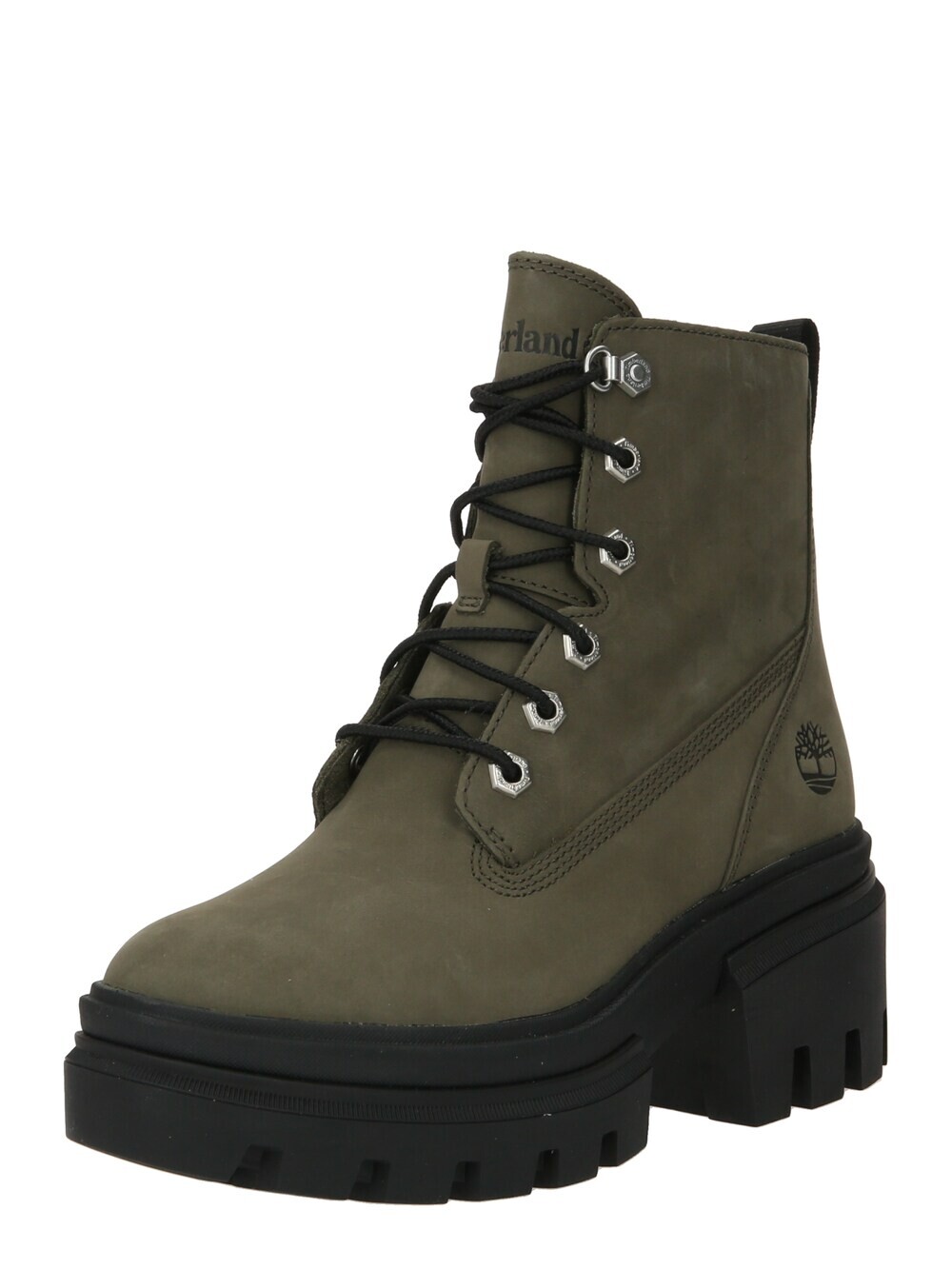 

Ботильоны на шнуровке Timberland Everleigh, темно-зеленый