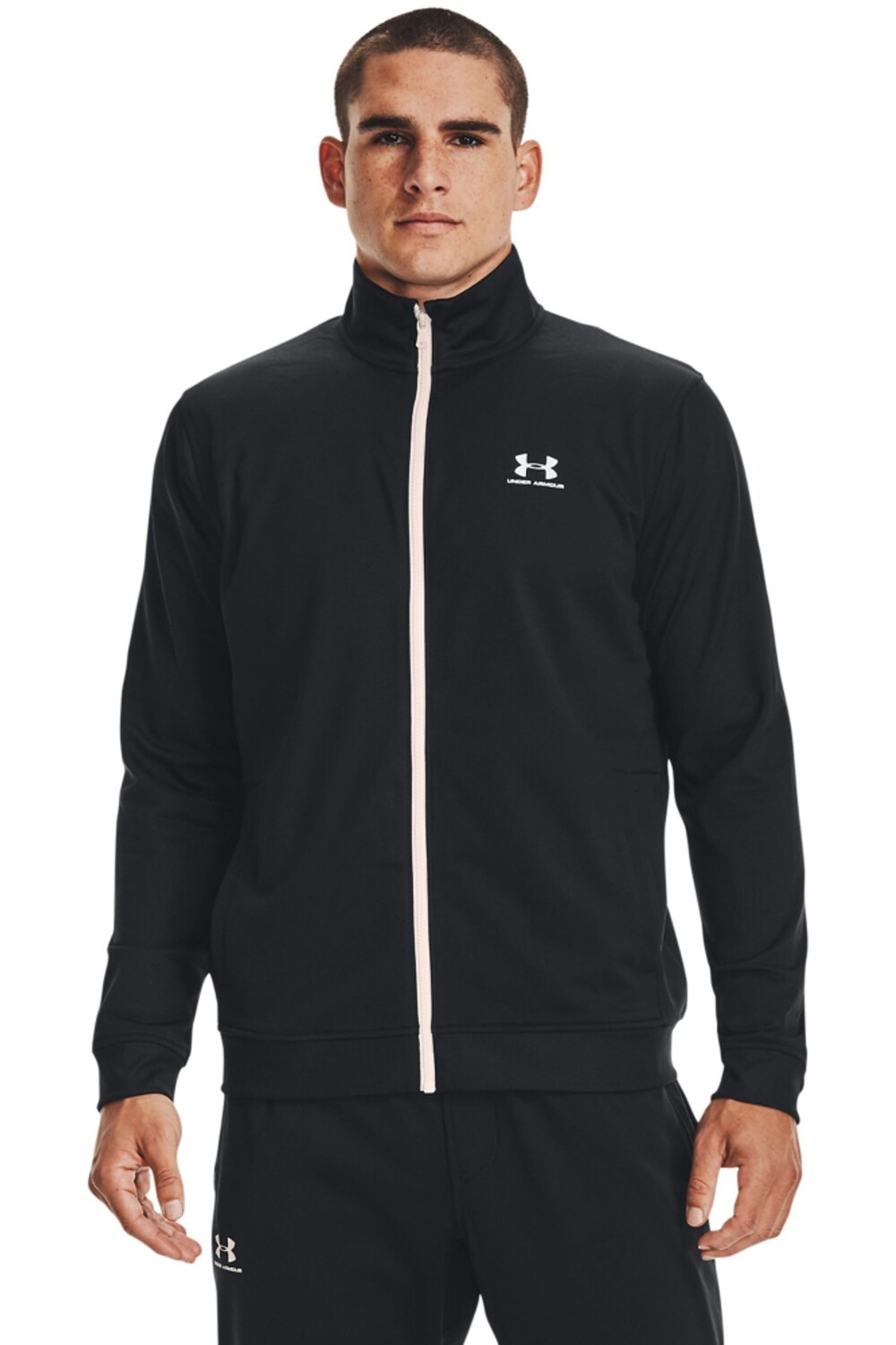 

Черная куртка из трикотажа в спортивном стиле Under Armour, черный