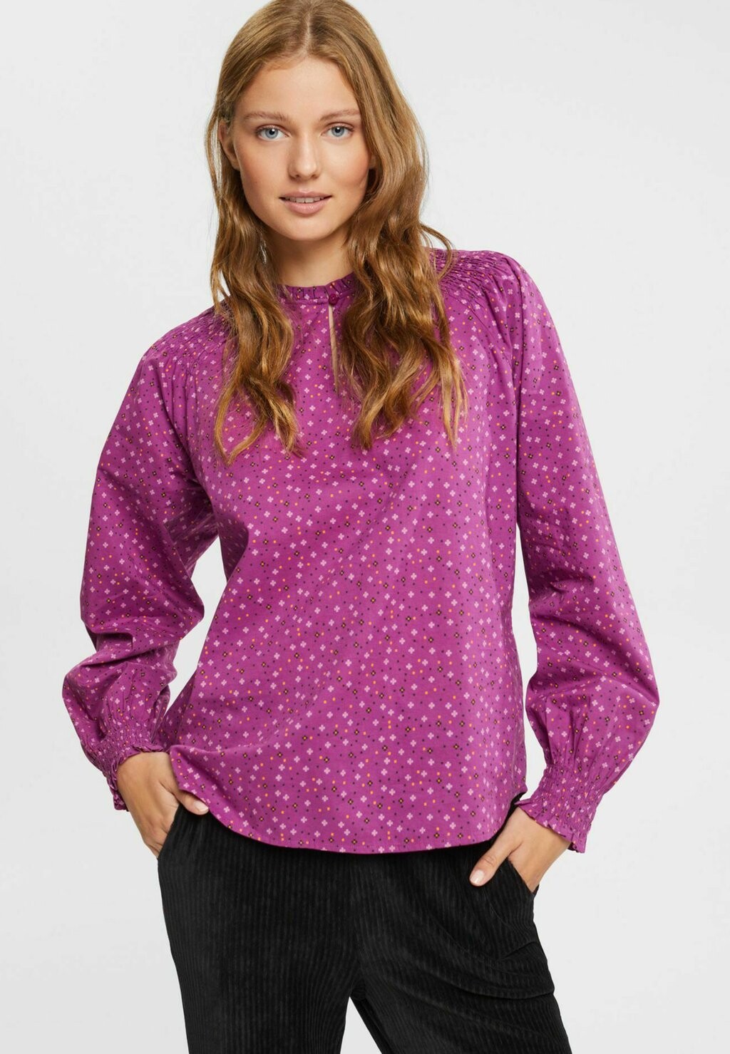 

Блуза edc by Esprit, фиолетовый