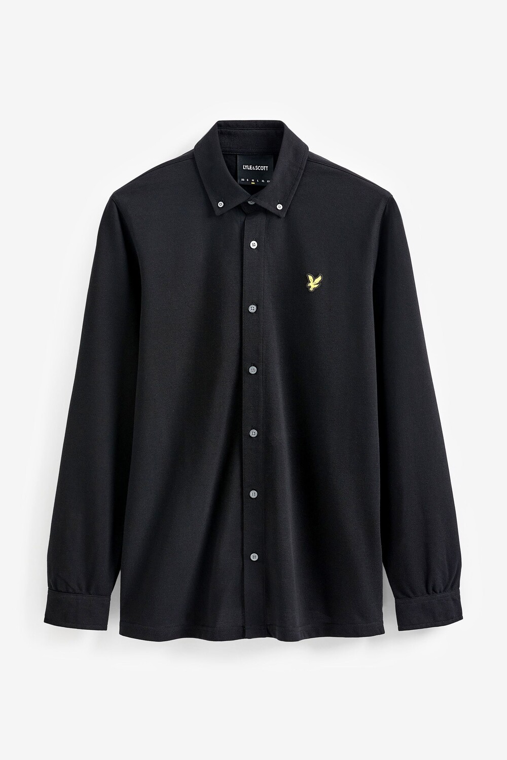

Черная эластичная рубашка Lyle & Scott Lyle & Scott, черный
