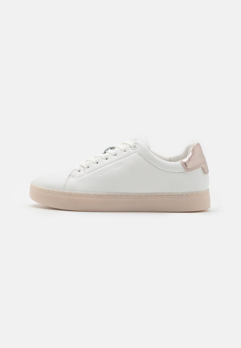 

Низкие кроссовки Cupsole Lace Up Calvin Klein, цвет white/crystal gray