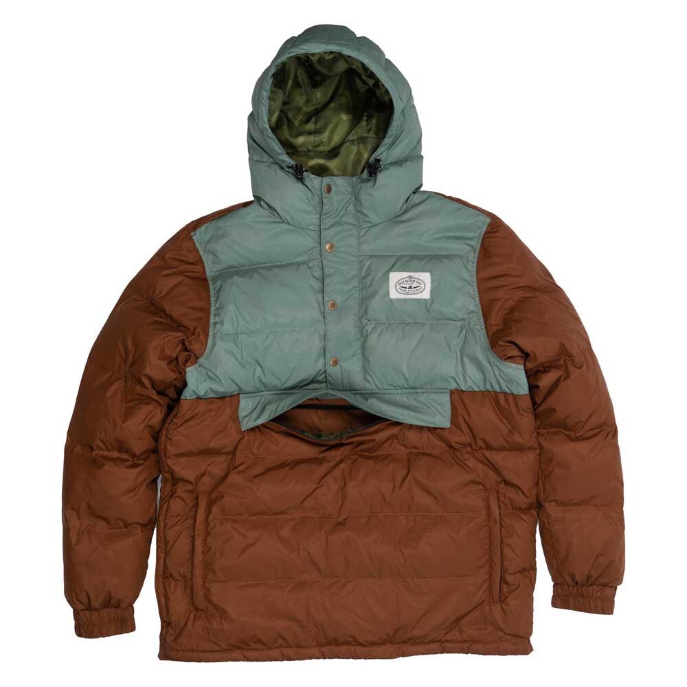 

Куртка Poler Stay Puffed Down Anorak, зеленый