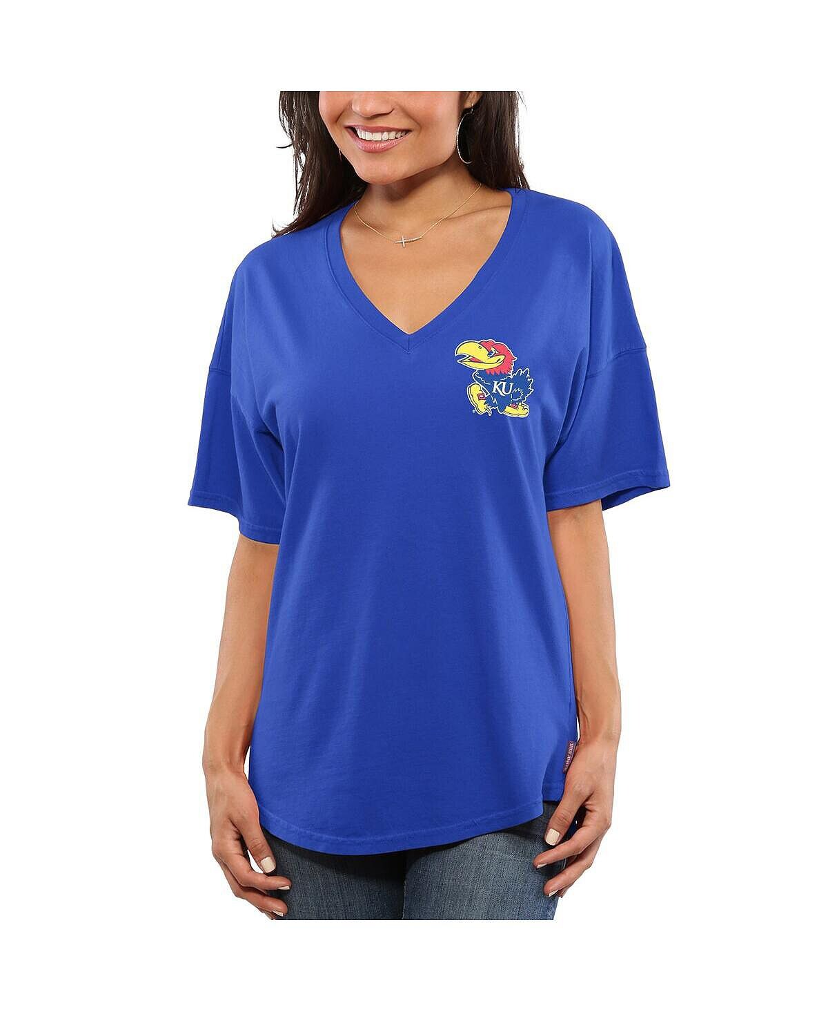 

Женская футболка оверсайз Royal Kansas Jayhawks Spirit Jersey
