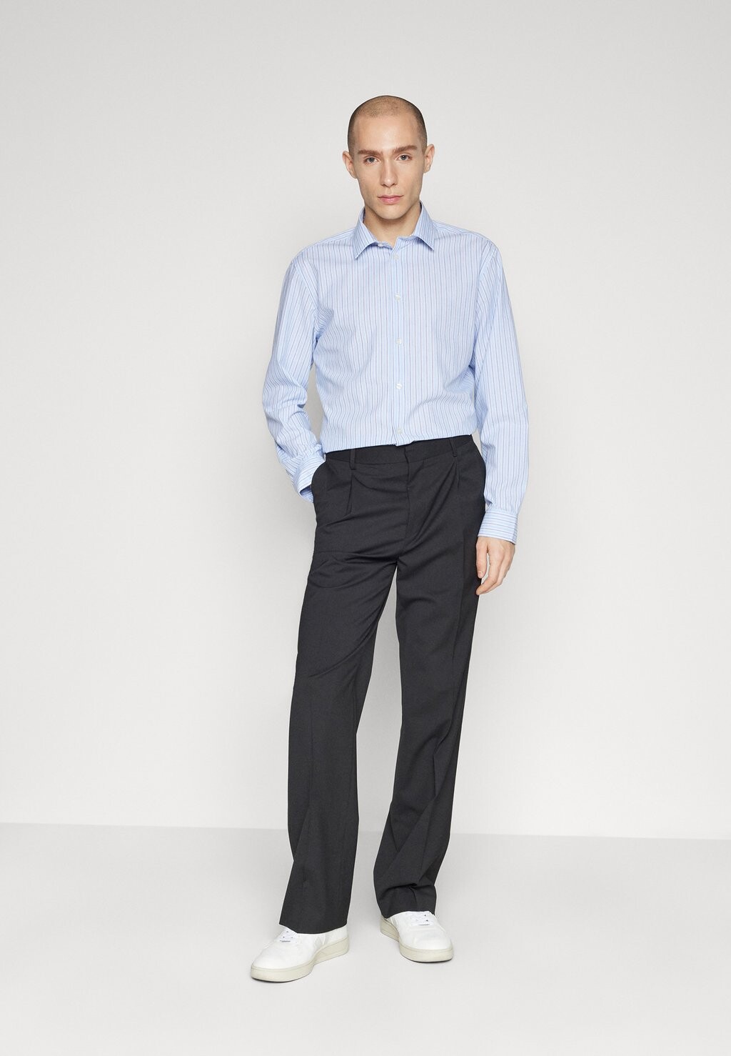 

Деловая рубашка Manfred Shirt Stripe Selected, Skyway