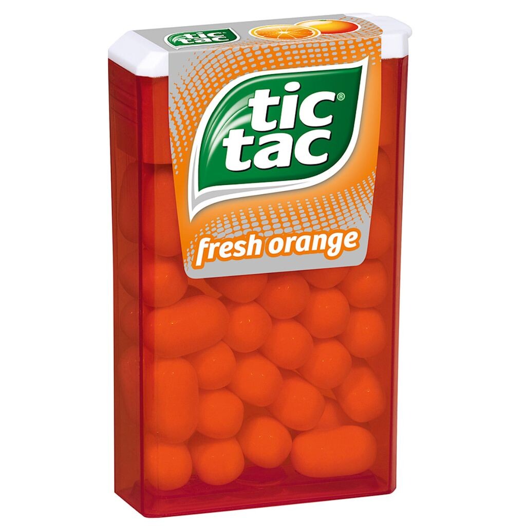 

Драже Tic Tac Fresh Orange с легкой фруктовой ноткой 18г Ferrero